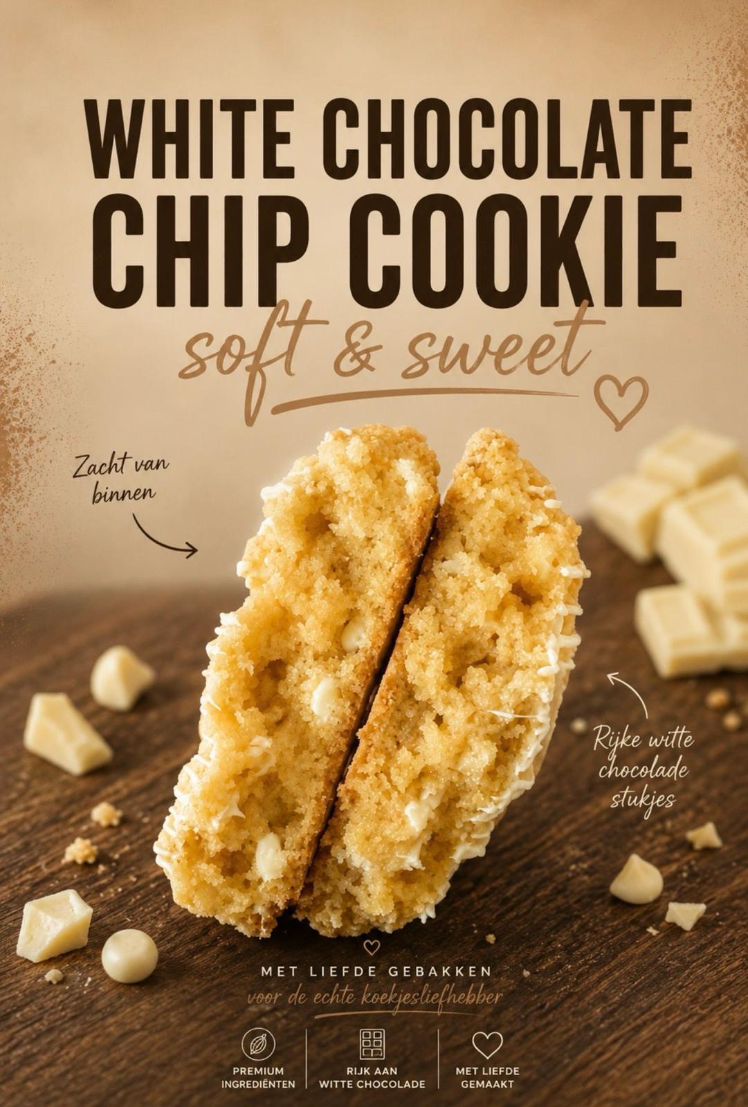 š¤ White Chocolate Chip Cookie