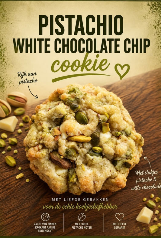 Pistachio White Chocolate Chip Cookie