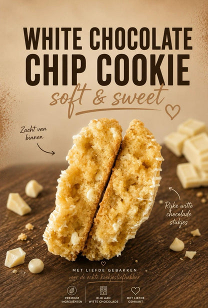 🤍 White Chocolate Chip Cookie